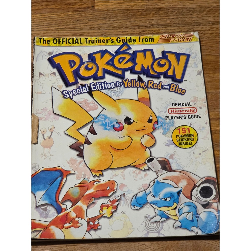 Nintendo Power Pokemon Special Edition Trainers Guide Yellow Red Blue Game Boy